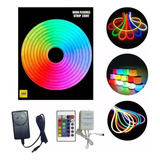 Manguera Tira Luces Neon Led Rgb Flexible 5 Mts Ip65