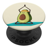 Yoga Avocado Kawaii Funny Pop Socket Lindo - Popsockets Grip