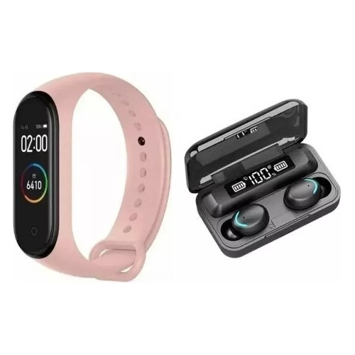 Combo Smart Band Reloj Inteligente M4 + Auricular Tws F9-5