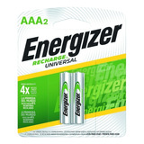 Pack 2 Pilas Aaa Recargables Energizer 700mha / Tecnocenter