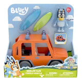 Bluey Auto Familiar Heeler 4 Wd Con Personaje Color Naranja