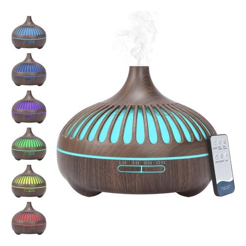 Difusor De Aromas 550ml Humidificador Aromaterapia+esencias