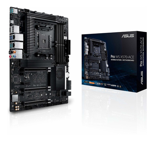 Asus Amd Am4 Pro Ws X570-ace Atx Workstation Motherboard ...