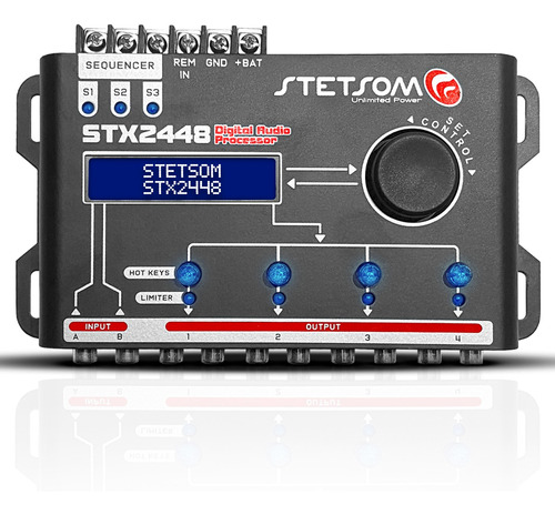 Processador De Áudio Digital Equalizador Stetsom Stx2448