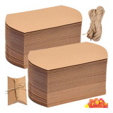 100pcs Cajas Papel Kraft-cajas Pequeñas De Carton, Cajitas