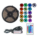 Tira Led Rgb Multicolor 5 Mts Para Tv Pc Gamer C- Remoto Usb