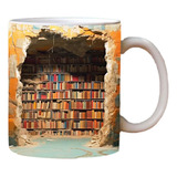 Taza Con Forma De Librería En Forma De D Para Pareja, Alta B