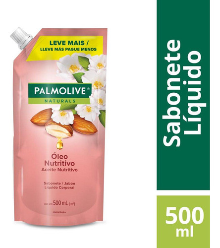 Refil Sabonete Palmolive Naturals Camélia E Amendôas 500ml