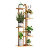 Soporte De Bambú Para Plantas De Interior Y Exterior