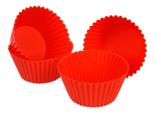 Molde Muffins Silicona Set X 4 Unidades Horno Cupcake Aston