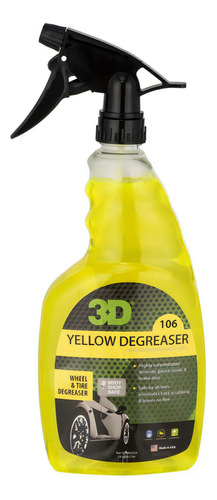 3d Yellow Degreaser Desengrasante Para Llantas 750cc