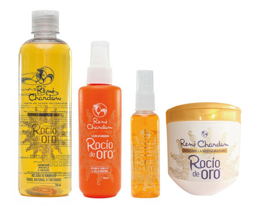 Rocío De Oro Shampoo + Loción + Mascaril - mL a $14