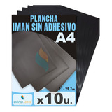 Plancha Lamina Imantada Sin Autoadhesivo A4 - Paq. X10 Hojas