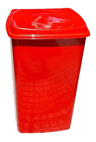 Tacho Contenedor De Alimento X 44lts Color Rojo