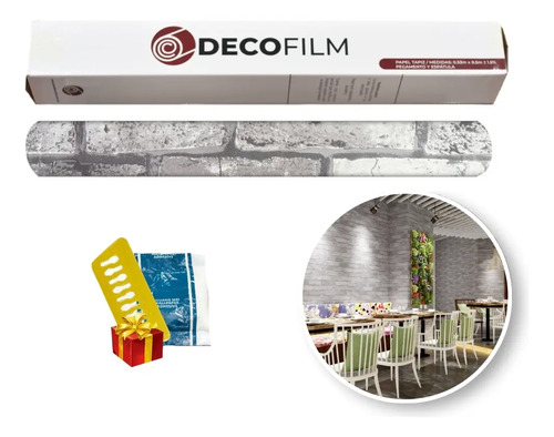 Deco Film Papel Tapiz / 9.5m X 0.53m / Cubre 5m2