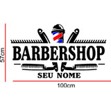 Adesivo Barbearia Barbeiro Barba Barbershop Salão N°144.1