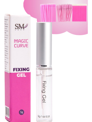 Fixing Gel Sm Lash Magic Curve Lash Lifting De Cilios E Brow