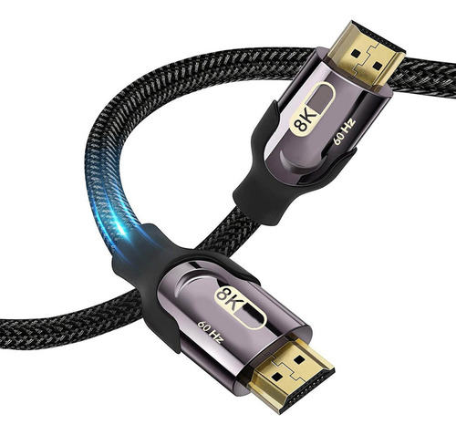 Cable De Vídeo 2.1 Macho A Macho Compatible Con Hdmi