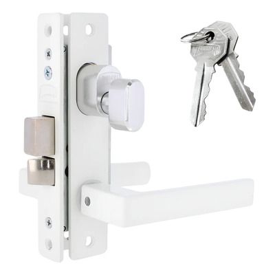Cerradura Chapa Puerta Aluminio 520c Mc Blanco Phillips | Envío gratis
