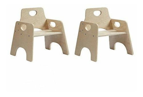Silla Exterior Para Niño Ecr4kids Stackable Wooden Chair For