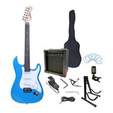Pack Guitarra Eléctrica Scorpion Pac-6 Bl Azul