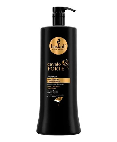 Haskell Shampoo Cavalo Forte 1 Litro C/ Envio Imediato