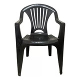 Kit 2 Cadeira Poltrona Vime Alta Black Com Apoio De Braço