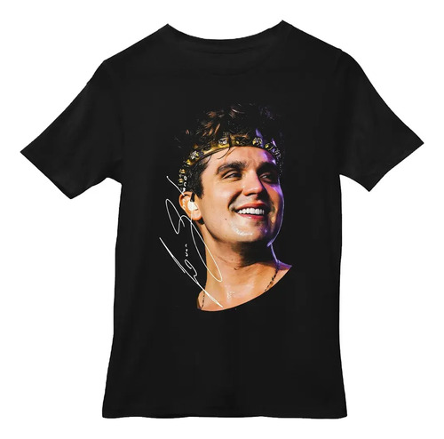 Camisa Preta Luan Santana Halftone  Estampado Personalizado | Parcelamento sem juros
