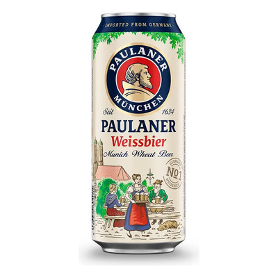 CERVEJA ALE PAULANER LT 500ML WEISSBIER | MercadoLivre