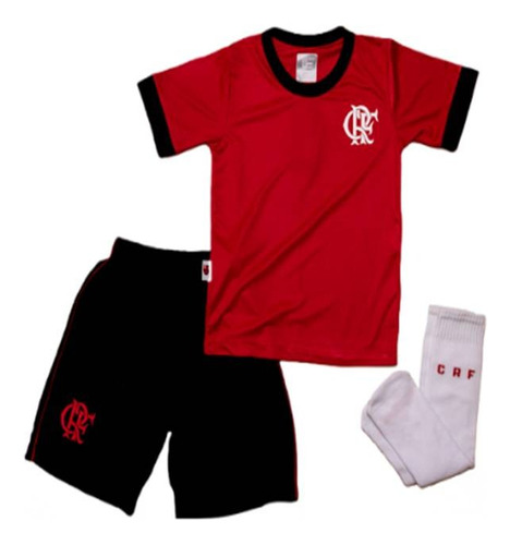 Conjunto Camiseta Short  Infantil Flamengo Menino Masculino