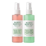 Duo De Spray Facial Con Agua De Rosas Y Spray Facial Con