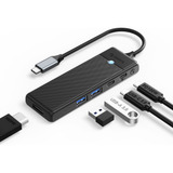 Orico Adaptador De Concentrador Usb C 5 En 1, Adaptador Mult