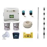 Kit Ampliado Cerco Electrico Seg Advance + 30 Postes  