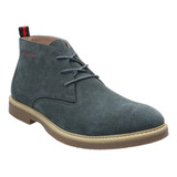 Botin Cuero New Safari Azul Hush Puppies