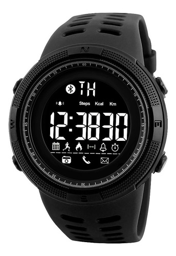 Reloj Hombre Skmei 1250 Bluetooth Pedometro Alarma Digital