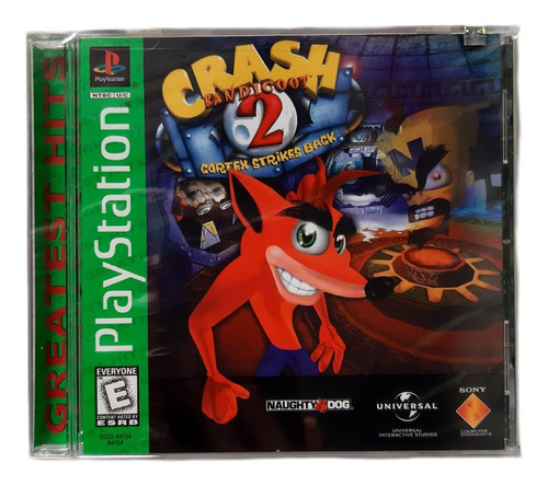 Crash Bandicoot 2 Cortex Strikes Back Greates Hits Ps1 Nuevo