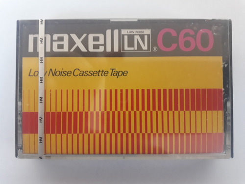Fita Cassete Maxell Ln C60 Min Low Noise Virgem E Lacrada