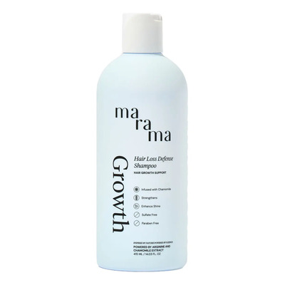 Marama | Growth Shampoo Manzanilla 500 Ml - Para Todo Tipo De Cabello | Shampoo Sin Sulfatos Y Parabenos | Reduce Caída Del Cabello. Nutre El Cuero Cabelludo | Fortalecedor