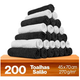 Kit - 200 - Toalhas De Rosto Para Salão - Clássica + Barata