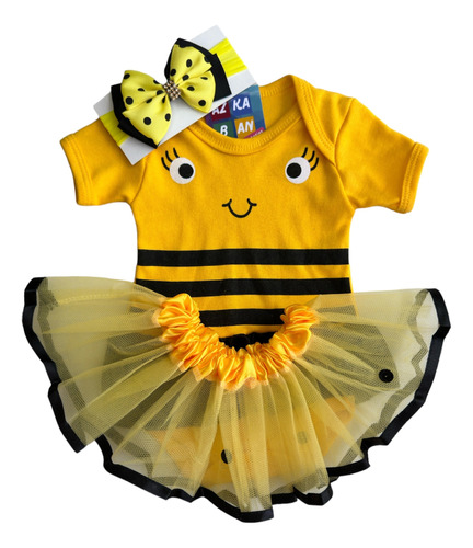 Roupa De Bebe Mesversário Body Temático Fantasia Menina