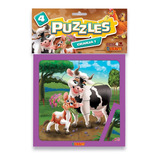 Duravit 010 557 Rompecabeza Puzzle Animal Granja 4 X4 Piezas