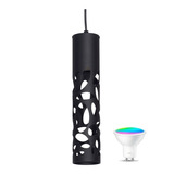 Lamparas Colgante Tubular Calada Deco Con Dicro Rgb Smart