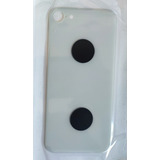 Tapa De Cristal iPhone 8 Blanco(big Hole)