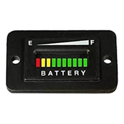 Indicador De Batería Para Carrito De Golf Negro De 48 .