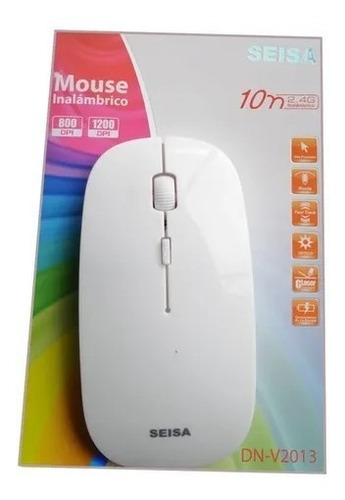 Mouse Inalambrico Ultra Delgado 2.4ghz Portátil