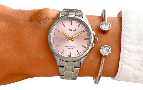 Reloj Tressa Dama Modelo Salto Clasico  Garantia Oficial