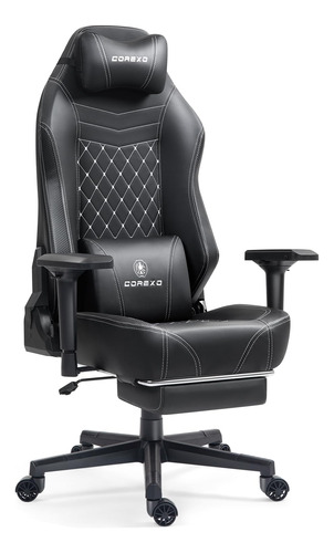 Silla Gamer Ergonómica De Cuero Respaldo Alto Ews