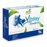 Vitday Hombre Multivitaminico + Ginseng 30 Caps. Agronewen