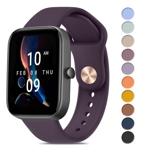 Meliya Bandas Para Amazfit Bip 3 Pro/bip 3 Band Mujeres Hom.