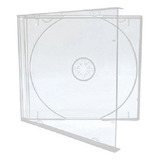 Estojo Box Cd Acrílico Transparente C/ 6 Unidades